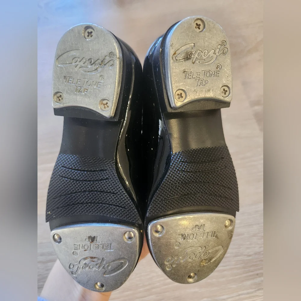 Capezio Black Patent Mary Jane Kids Dress Shoes